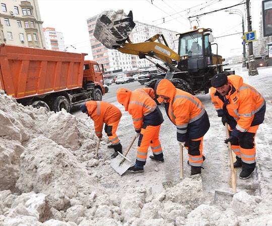 Уборка снега в Белореченске и  Краснодарском крае